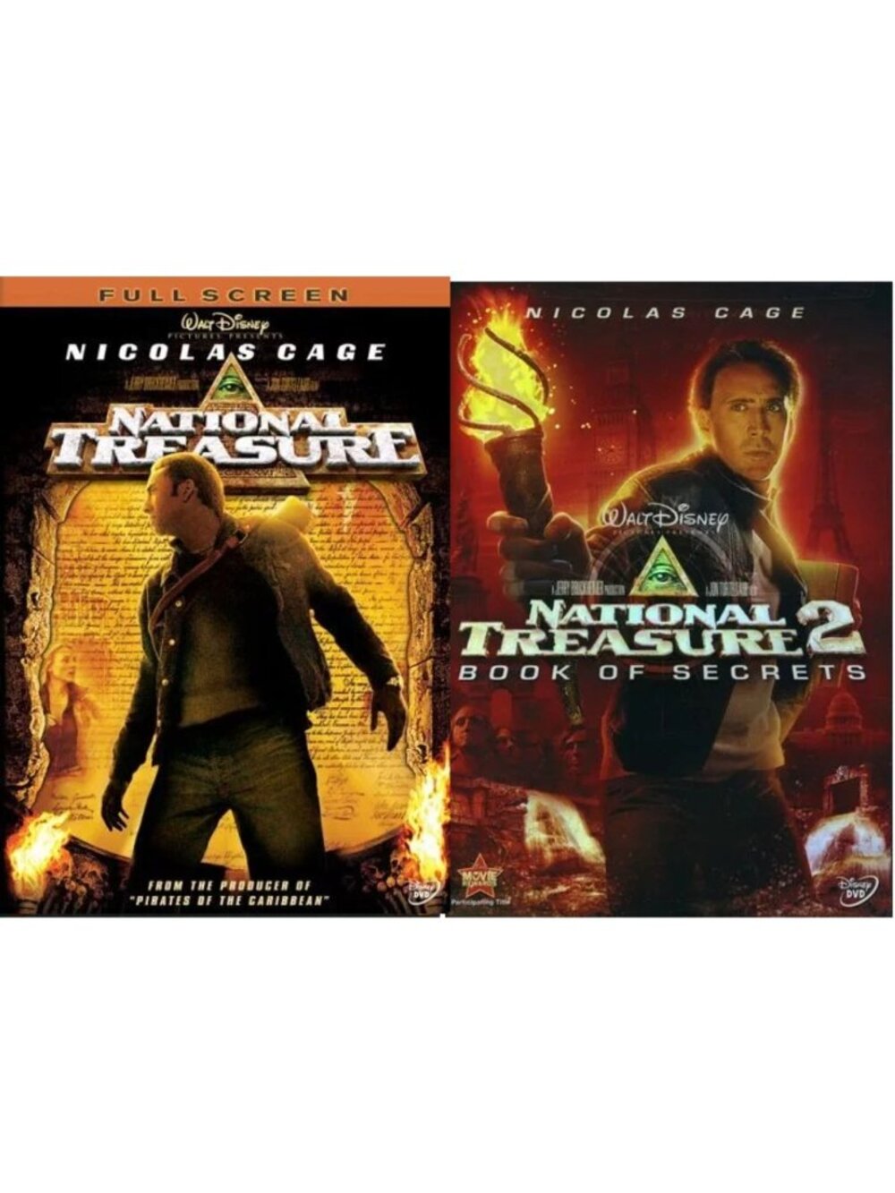 National Treasure & National Treasure 2: Book of Secrets (DVD) Brand New Sealed
